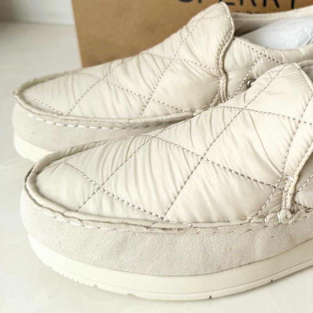 Sperry Ivory Moc-Sider Nylon Solid Casual Shoes Size 8.5 Style STS87046 - Picture 13 of 16